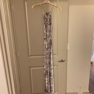 Veronica M snakeskin maxi